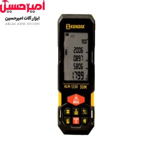 متر لیزری با قابلیت شارژ باتری کنزاکس مدل KLM-1150