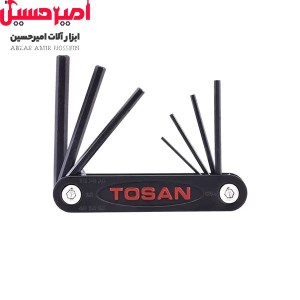 آلن چاقویی شش پر 2/5-10 توسن