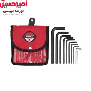 آلن کیفی شش گوش کوتاه 10-1.5 توسن