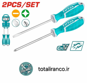 ست پیچ گوشتی 2 پارچه THT250201 توتال