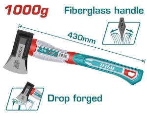 تبر حرفه ای دسته فایبر 1000g توتال