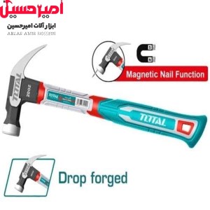 چکش میخ کش دسته فایبر 560g توتال