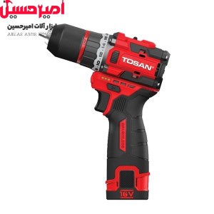 دریل پیچگوشتی شارژی براشلس 16 ولت توسن 9616BS