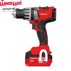 دریل پیچگوشتی شارژی چکشی براشلس 20 ولت توسن 9622BHS