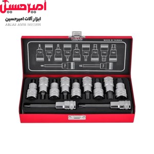 جعبه بکس مبدل 11 پارچه ستاره ای T1253-11T توسن