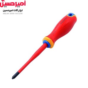 پیچ گوشتی چهار سو عایق برق VDE توسن 100*6